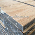 OSHA pine lvl scaffolding plank board with iron capped